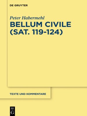 cover image of Bellum civile (Sat. 119–124)